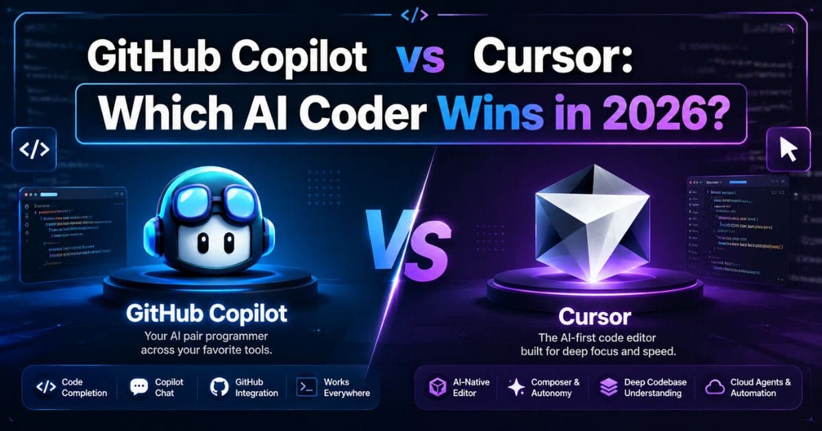 GitHub Copilot vs Cursor: Which AI Coder Wins in 2026?