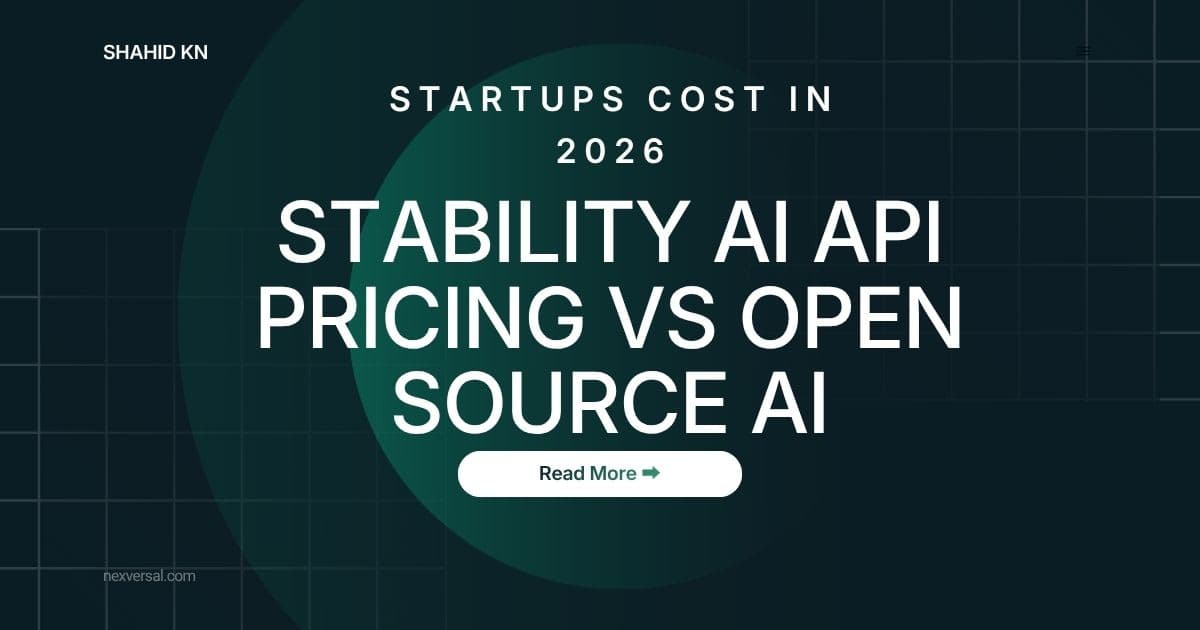 Stability AI API Pricing vs Open Source AI: Startups Cost in 2026